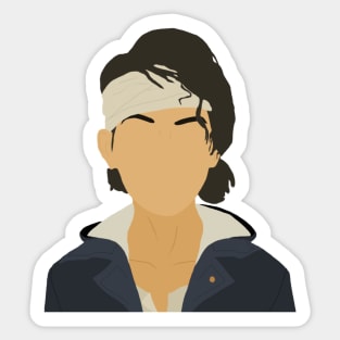 The Walking Dead Game Final Season Clementine Head Band Fan Art Sticker